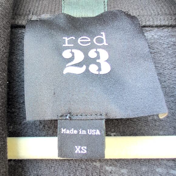 Red 23 Drape Open Front Cardigan Women's XS Made In USA - Picture 2 of 7